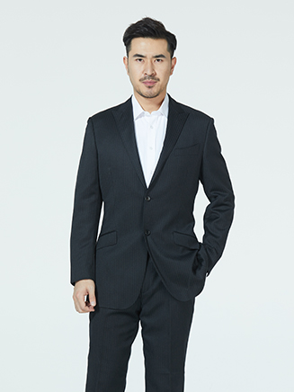 全毛兩粒扣西服